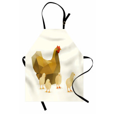 Polygonal Animal Art Apron