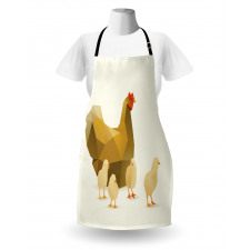 Polygonal Animal Art Apron