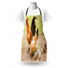 Chicken Family Photo Apron