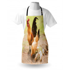 Chicken Family Photo Apron