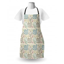 Animal Mother Babies Apron