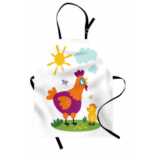 Chicken Baby Cartoon Apron