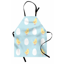 Baby Animal and Eggs Stripes Apron