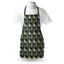 Exotic Flamingo Bouquet Apron