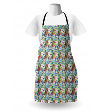 Tropic Flowers Apron