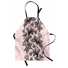 Botanical Lace Look Motif Apron