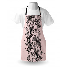 Botanical Lace Look Motif Apron