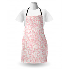 Floral Hexagon Lace Grids Apron