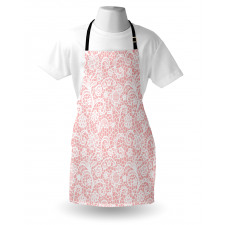 Floral Hexagon Lace Grids Apron