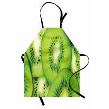 Macro Exotic Fruits Slices Apron