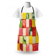 Square Slices of Fresh Food Apron