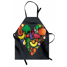 Healthy Eating Natural Heart Apron