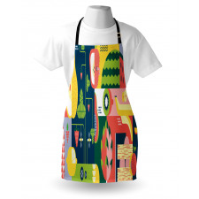 Abstract Modern Food Apron