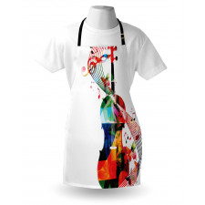 Cheerful String Instrument Apron