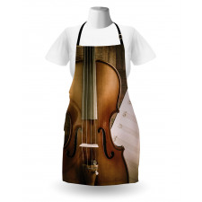 Instrument and Music Sheet Apron