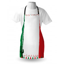 Mexican Colors Flags Cacti Apron