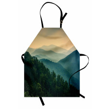 Mountain Ridges Scenery Apron