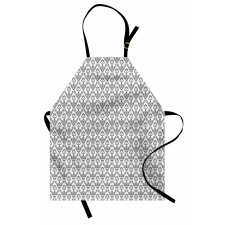 Monochrome Antique Ornate Apron