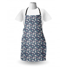 Soft Tones Neat Floral Art Apron