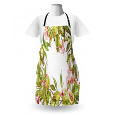 Feijoa Exotic Fruit Floral Apron