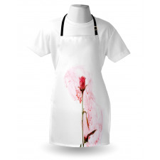 Romantic Love Rose Design Apron