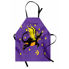 Moon and the Stars at Night Apron