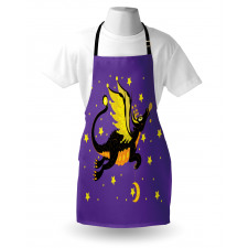 Moon and the Stars at Night Apron