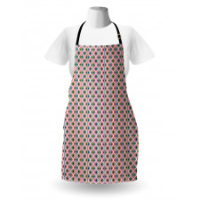 Retro Look Abstract Motif Art Apron