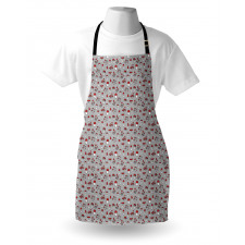 Amanita Fungus Pattern Apron