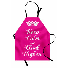 Climb Higher Queen Crown Apron