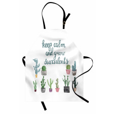 Grow Succulents Plant Pot Apron