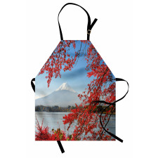 Mountainous Area Fall Season Apron