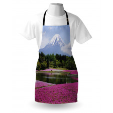 Festival of Shibazakura Field Apron