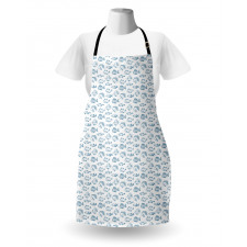 Outline Design Fish Design Apron