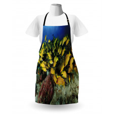 Tropical Fish Coral Reef Apron