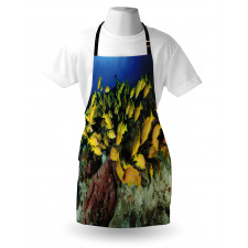 Tropical Fish Coral Reef Apron