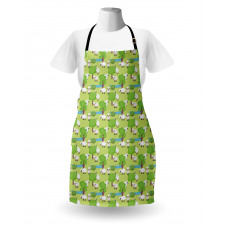 Cartoon Sheep in Forest Apron