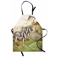 Dairy Cows Countryside Apron