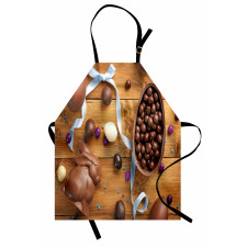 Chocolate Holiday Eggs Apron