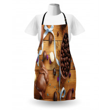 Chocolate Holiday Eggs Apron