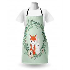 Friends Fox Rabbit Apron