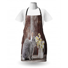 Rabbit Daisy Wooden Apron