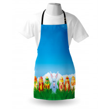 Cartoon Easter Rabbit Apron