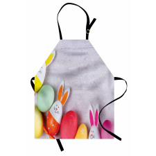 Eggs Colored with Ears Apron