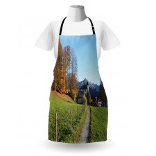 Walkway to Castle Autumn Apron