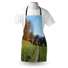 Walkway to Castle Autumn Apron