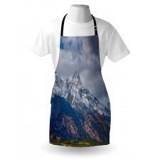 Snowy Scene Grand Teton Apron