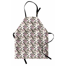 Nostalgic Floral Pattern Apron