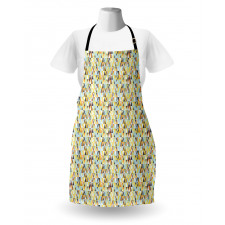 Nostalgic Art with Triangles Apron