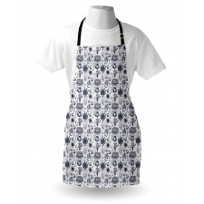 Autumn Harvest Food Art Apron